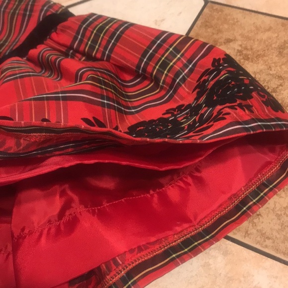 Good-lad red plaid Christmas baby girl dress size 6 months - Picture 5 of 9